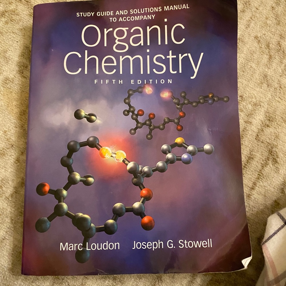 Organic chem solutions manual